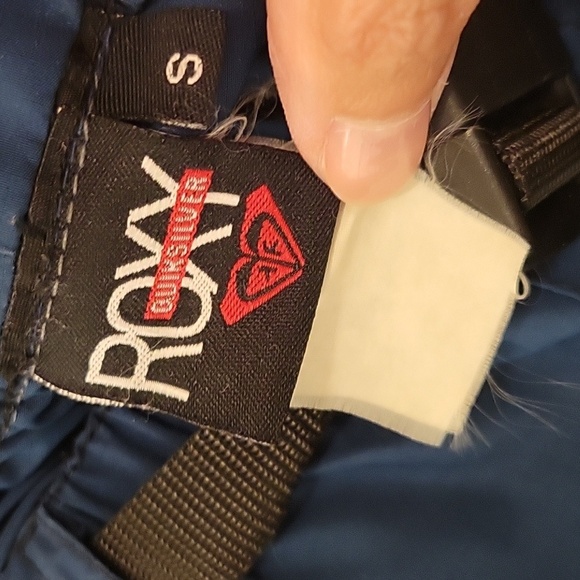 Vintage Roxy Parachute Cargo Utility Pants Joggers Blue Small Y2k 2000s 90s - Picture 6 of 7